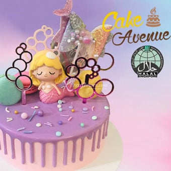 CAC2102 Happy Birthday Mermaid (Cake Avenue)
