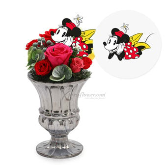 DSPR1853 The Bowtiful One (Disney Preserved Roses)