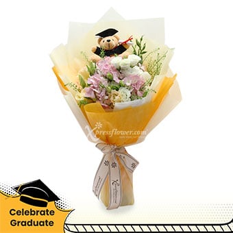 Online graduation flowers and gifts delivery Singapore